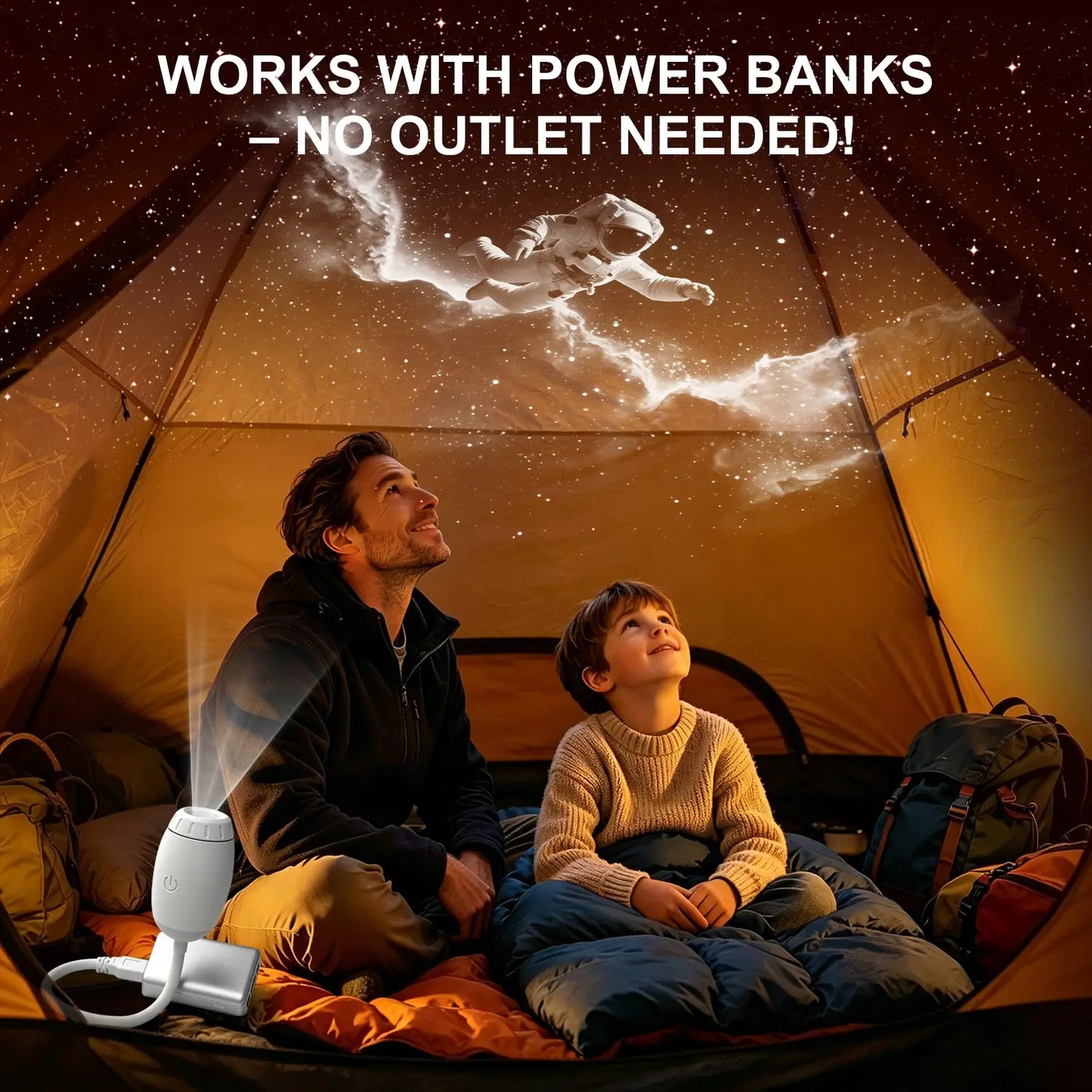 GalaxyDream™ Star Projector – USB LED