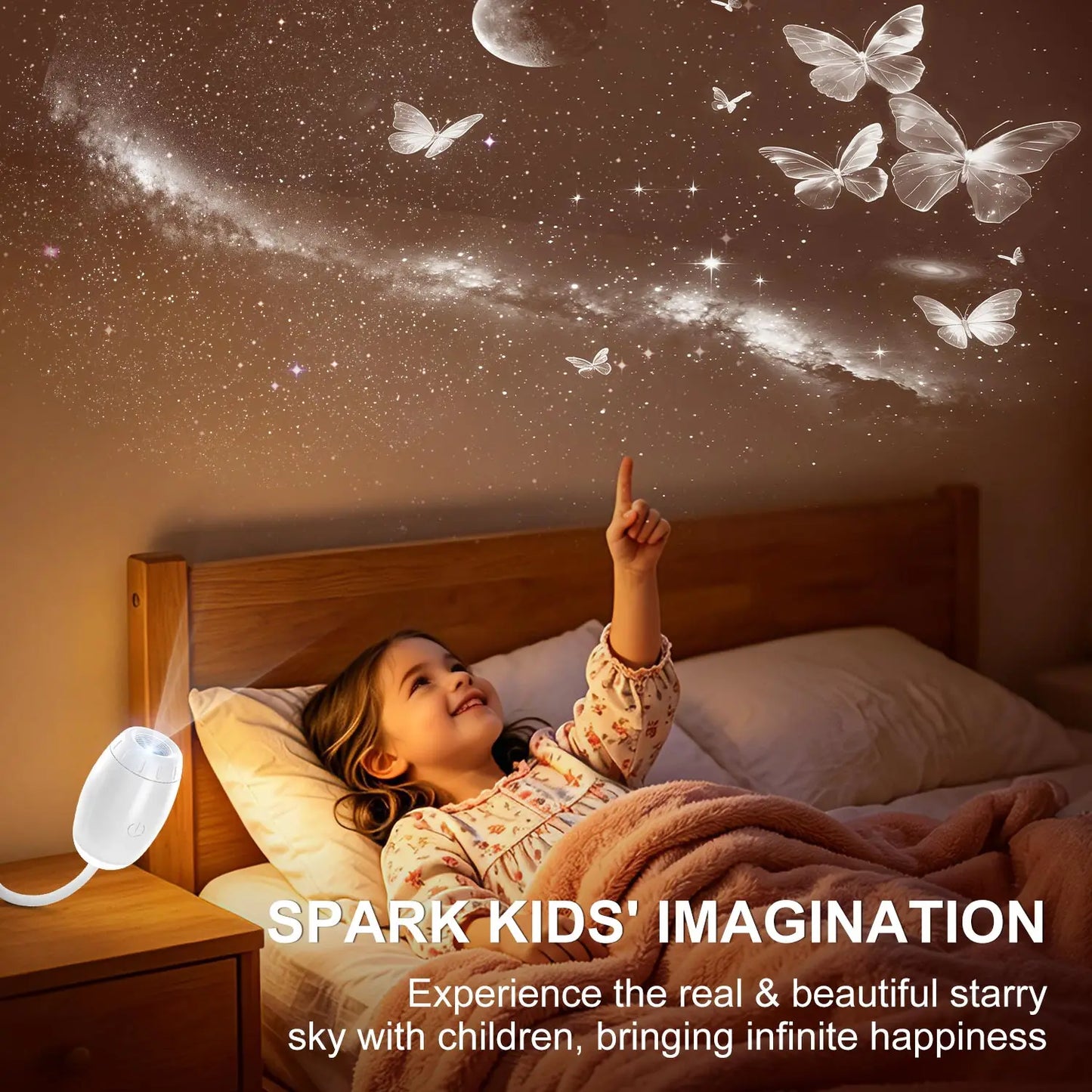 GalaxyDream™ Star Projector – USB LED